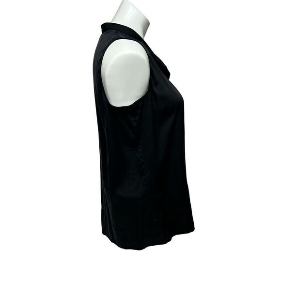 Talbots black silk sleeveless top size 12 - Picture 4 of 13